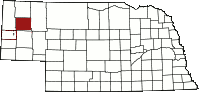 Box Butte County Nebraska Map
