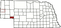 Deuel County Nebraska Map