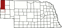 Sioux County Nebraska Map