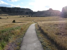 Scotts Bluff National Monument Saddle Rock Trail Looking Back