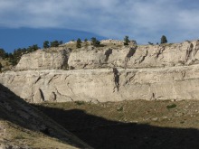 Scotts Bluff National Monument looking toward ranger station