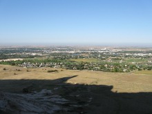 Scotts Bluff National Monument Saddle Rock Trail Looking Back