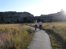 Scotts Bluff National Monument Saddle Rock Trail Looking Back Couple